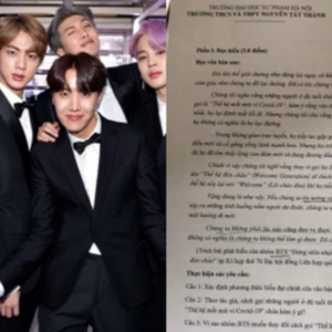 BTS xuất hiện trong đề thi Ngữ văn lớp 12, bài phát biểu khiến netizen vỗ tay rào rào: Quá sâu sắc!