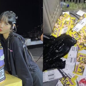 Fan quốc tế phẫn nộ vì BTC concert BLACKPINK tịch thu, vứt banner của Lisa dưới đất
