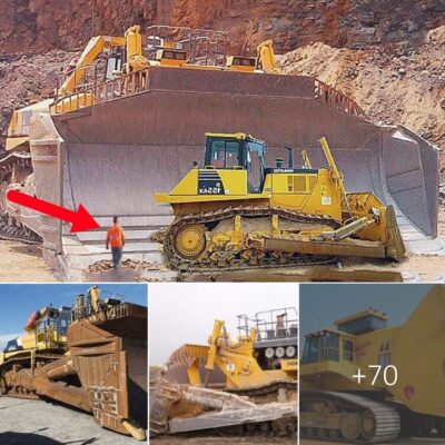 Get ready to be blown away by the sheer magnitude and unmatched power of the world’s largest bulldozer