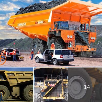 Experience the awe-inspiring sight of the world’s largest dump truck in motion in this magnificent wonder