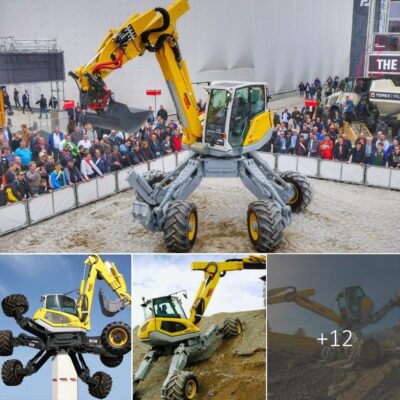 The design of the Octopus Excavator is so incredible that even Spider-Man would be amazed by it