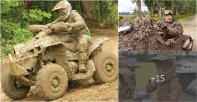 Witness the chaos and laughter as motorcycles and cars embark on a mud-conquering adventure
