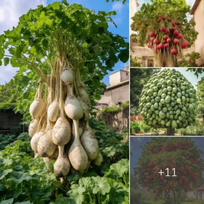 Abundant Harvests: High-Yielding Trees Revolutionizing Agriculture by Transforming Ground-Growing Fruits and Vegetables