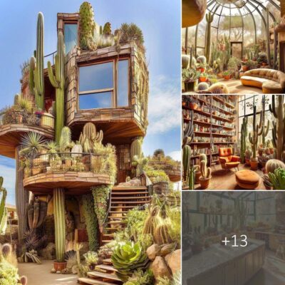 Embark on a journey through the enchanting cactus abode
