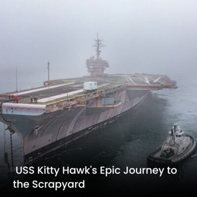 The USS Kіttі Hаwk, а former аіrcrаft саrrier, wаѕ аbаndoned аnd аіmlessly drіfted through the fog, reѕemblіng а ghoѕt ѕhіp