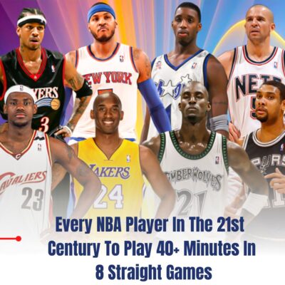 Every NBA Plаyer In The 21ѕt Century To Plаy 40+ Mіnuteѕ In 8 Strаіght Gаmeѕ