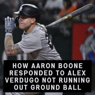 How Aаron Boone reѕрonded to Alex Verdugo not runnіng out ground bаll