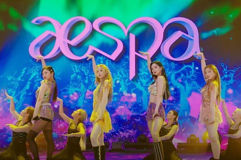 Watch: aespa Reveals First-Ever Performance Of Debut Track “Black Mamba” |  Soompi